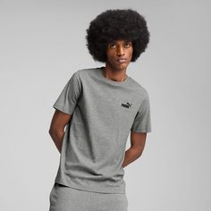 Футболка PUMA ESS Small No. 1 Logo, размер S, серый