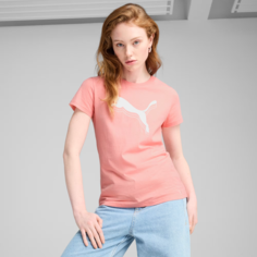 Футболка PUMA Essentials Metallic, размер M, розовый