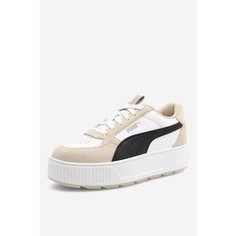 Кроссовки PUMA Karmen, размер 39, черный, бежевый, белый
