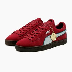 Кеды PUMA Suede 2 X One Piece, размер 36.5, бордовый