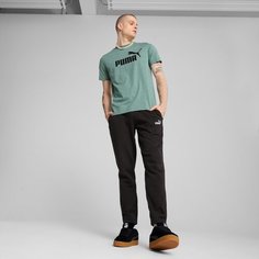 Футболка PUMA Essentials No. 1 Logo Heather, размер L, зеленый
