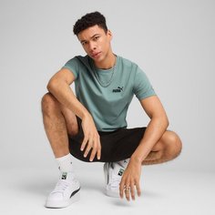 Футболка PUMA Essentials Small No. 1 Logo, размер XXL, зеленый