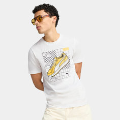 Футболка PUMA GRAPHICS Sneaker, размер XXL, белый