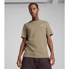 Футболка PUMA Essentials Small No. 1 Logo, размер S, коричневый