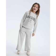 Брюки спортивные Gloria Jeans, размер 7-8л/128, серый