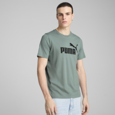 Футболка PUMA ESS No. 1 Logo, размер XS, зеленый
