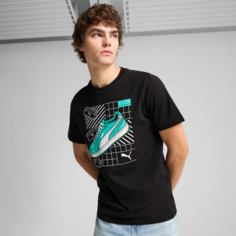 Футболка PUMA GRAPHICS Sneaker, размер XXL, черный