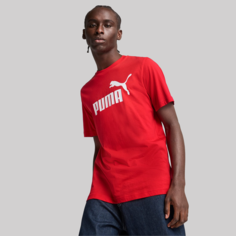 Футболка PUMA Essentials No. 1 Logo, размер L, красный