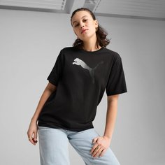 Футболка PUMA Her Graphic Relaxed, размер M, черный