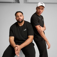 Футболка PUMA ESS Small No. 1 Logo, размер S, черный