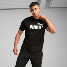 Футболка PUMA ESS 2 COLOR No. 1, размер L, черный/серый