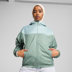Ветровка PUMA Relaxed Windbreaker, размер XS, зеленый