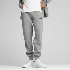Брюки PUMA ESS No. 1 Logo Slim Sweatpants TR cl, размер XS, серый