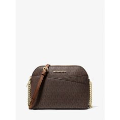 Сумка кросс-боди MICHAEL KORS, фактура рельефная, коричневый