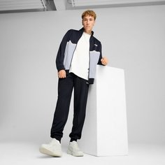 Костюм спортивный PUMA Poly Colorblock Suit, размер M, синий