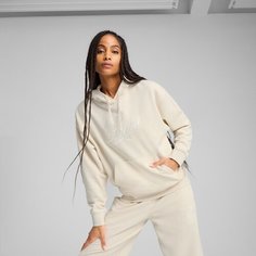 Худи PUMA Essentials Script, размер S, , бежевый