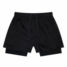 Шорты спортивные RUNNING RELIGION 3 in 1 Running Shorts, размер S, черный