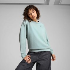 Свитшот PUMA ESS ELEVATED Comfort, размер XL, , бирюзовый