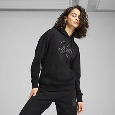 Худи PUMA Essentials Script, размер M, , черный