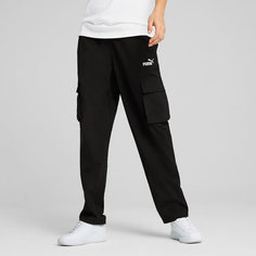 Брюки карго PUMA ESS No. 1 Logo Woven Cargo Pants op, размер XL, черный