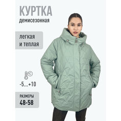 Куртка Ласточка, размер 58, зелёный