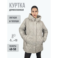 Куртка Ласточка, размер 52, бежевый