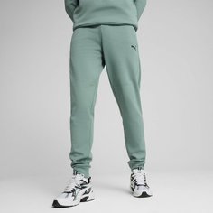 Брюки спортивные PUMA PUMATECH , размер S, зеленый