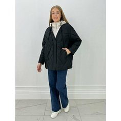 Куртка Karmelstyle весна, размер 56, черный