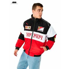 Куртка , размер XXL, белый, черный, красный Нет бренда