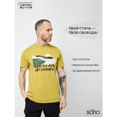 Футболка Camel Active T-Shirt 1/2, размер XL, зеленый