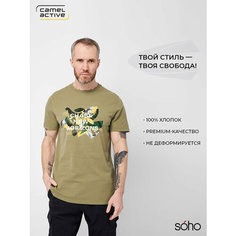 Футболка Camel Active T-Shirt 1/2, размер XXL, хаки