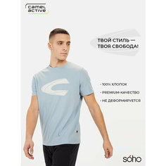 Футболка Camel Active T-Shirt 1/2 Arm, размер XXL, голубой
