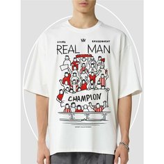 Футболка NITI-NITI Real Man, размер XXL, экрю