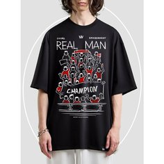 Футболка NITI-NITI Real Man, размер XL, черный