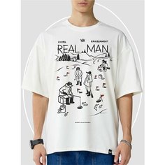 Футболка NITI-NITI Real Man, размер XL, экрю