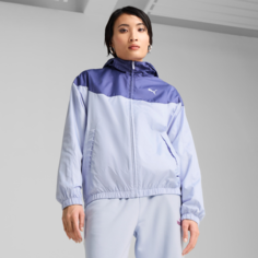 Ветровка PUMA Relaxed Windbreaker, размер S, голубой