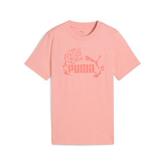 Футболка PUMA FLAMING LOVE Graphic Tee G, размер 164, розовый