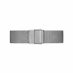 Ремешок Daniel Wellington, фактура плетеная, размер 12мм, серебристый