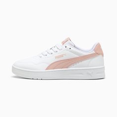Кеды PUMA, размер 4,5i UK, белый/розовый