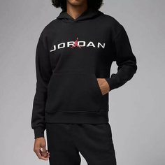 Худи NIKE Essentials Fleece, размер 46-48, , черный