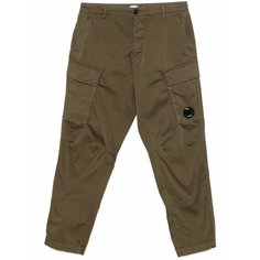 Брюки C.P. COMPANY Lens, размер 50 IT, зелёный
