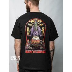 Футболка Death to Mortals Green Witch, размер XL, черный