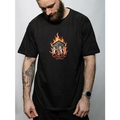 Футболка Death to Mortals Cat house, размер XL, черный