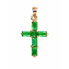 Подвеска Lotus Jewelry, фианит, зелeный