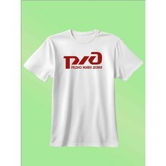 Футболка Zerosell ржд, размер XXS, белый