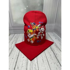 Шапка для мальчиков, размер универсальный, красный Daisyshop