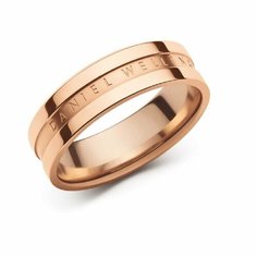 Кольцо обручальное Daniel Wellington, размер 17.9, ширина 17 мм, золотой