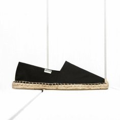 Эспадрильи Soludos, размер US 8W / 39 EU, black