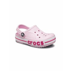 Босоножки Crocs Bayaband clog, размер C10, розовый