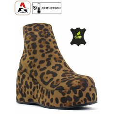Ботильоны ASBRO street-casual ankle boots, размер 39, леопардовый Асбро